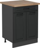 Vicco R-Line Keukenonderkast – 60 cm, WB Eik Antraciet landhuis
