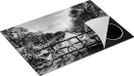 Chefcare Inductie Beschermer Amsterdamse Brug met Zonsopgang - Zwart Wit - 75x50 cm