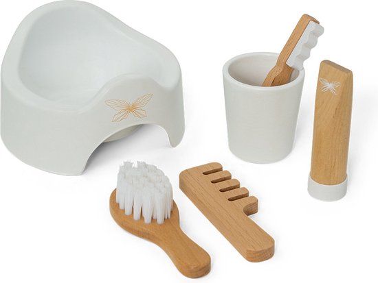 By Astrup Nursery Set with Potty (6-piece) - Wooden Toy for Kids