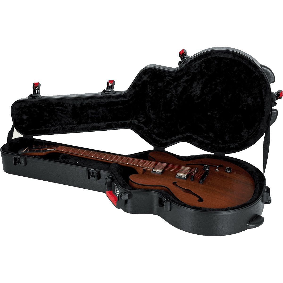 Gator Cases GTSA-GTR335 ATA Gevormde Gitaarkoffer met TSA-scharnieren voor Half-Resonantie Gitaren in ES-335 Vorm