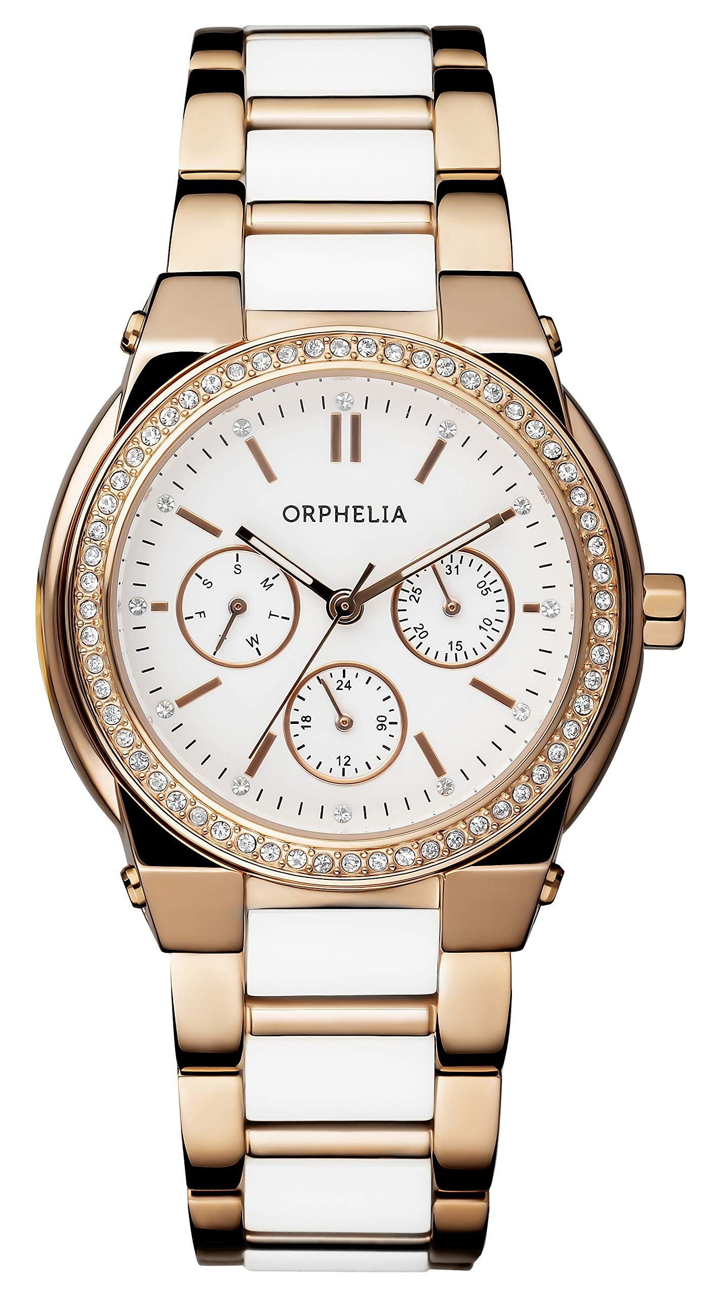 Orphelia 153-3707-17 - Horloge - Staal - Rosékleurig - 39 mm