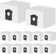 PromoHome 12 Stuks Stofzuigerzakken Compatibel met Dreame D20 Plus en D20 Pro Plus - 5L Capaciteit, 4-laags Filtratie