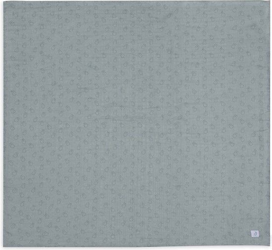 Jollein x Nijntje - Hydrofiele Doek Large 115x115cm - 2 Stuks - Miffy Silhouettes Sea Green