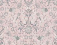A.S. Création Behang bloemen roze grijs wit - A.S. Création Maison Charme 390752 - vliesbehang vogel - 10,05 m x 0,53 m Made in Germany