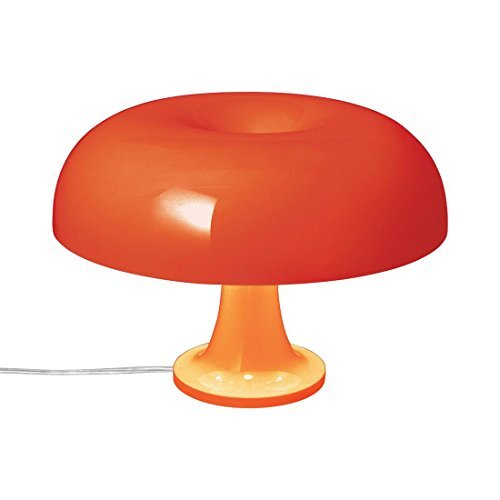 Artemide Nessino tafellamp in oranje van polycarbonaat