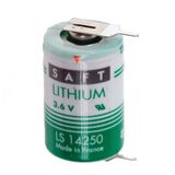 SAFT LS142502PF pile au lithium, format 1/2 AA avec contacts imprimés
