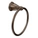 Moen Brantford Collection YB2286ORB Traditionele enkele post badkamer handdoek ring, olie-gewreven brons