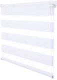 In And Outdoormatch Rolgordijn met ketting - verduisterend & isolerend - wit - 90x150 cm