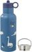 Fresk Thermosfles 500 ml - RVS Waterfles – Lekvrije Drinkfles voor Kinderen – Koude en Warme Dranken – BPA-vrij – Onbreekbaar – 2 Doppen – Thermosbeker – Drinkbeker Jongens - Blauw - Dino