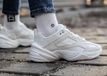 Nike M2K Tekno Sneaker Grijs Unisex Leer/Textiel Maat 36