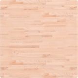 vidaXL Tafelblad vierkant 90x90x1,5 cm massief beukenhout