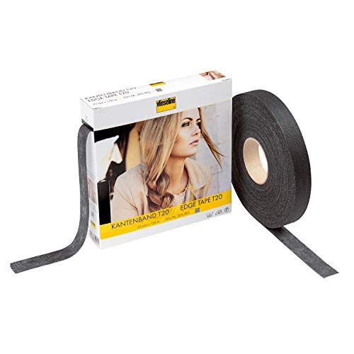 Vlieseline randband - 2 cm x 100 m - grafiet