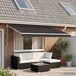 Prolenta Maison Exclusive Vervangingsdoek voor zonnescherm, 4x2 meter, antraciet, polyester