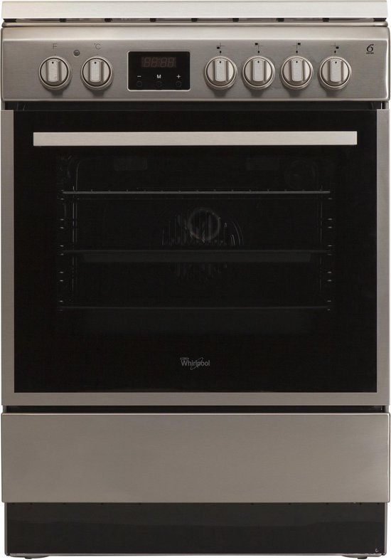 Whirlpool ACMT 6332/IX/3 - Vrijstaande Elektrische Fornuis - Aluminium