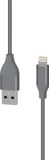 XLayer Metallic USB naar Apple Lightning Kabel 1.5m Space Grijs