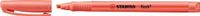STABILO flash markeerstift, rood 10 stuks