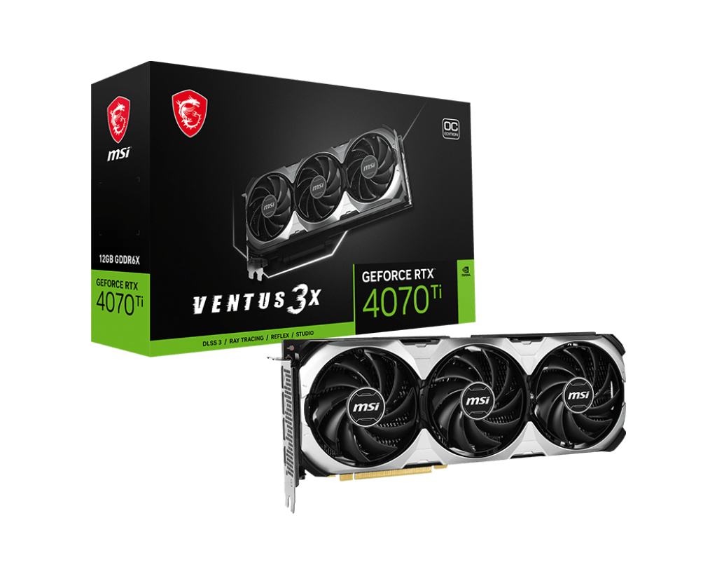 MSI GEFORCE RTX 4070 TI VENTUS 3X E 12G OC