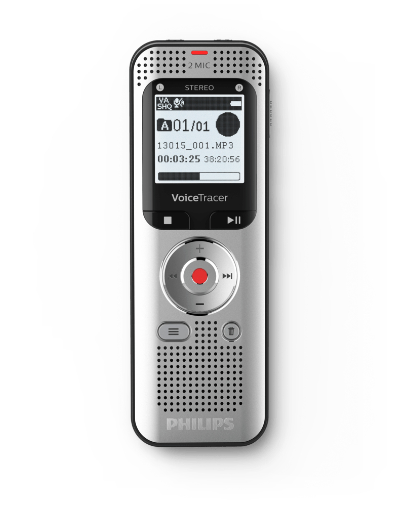 Philips Voice Tracer DVT2050/00 - Dictaphone - 8GB - Zilver