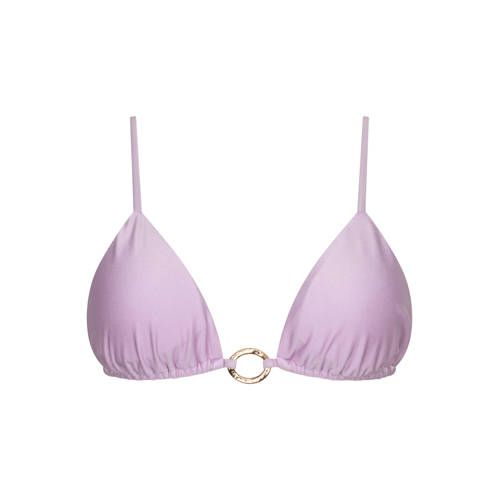 The Lola Club Josey voorgevormde triangel bikinitop roze