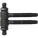 SFS Intec Bande à percer avec tête décorative 16 mm en 2 parties, acier noir antique