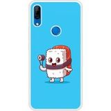 P Smart Z Sushi happy bedrukt siliconen hoesje