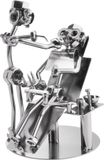 BRUBAKER Schroef Man Tandarts - Handgemaakte IJzer Figuur Metalen Man - Metalen Figuur Geschenk voor Tandartsen, Tandheelkundige Assistenten en Tandheelkundige Verpleegkundigen