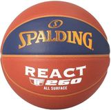 Spalding LNB 22 React TF-250 Composiet Indoor/Outdoor Basketbal Dames - Oranje / Marine | Maat: 6