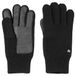 Roeckl Walkhandschoenen leren binnenhand 21013-502 herenhandschoenen scheerwol (8, zwart)