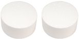 Merkloos / Sans marque 5x Piepschuim vorm ronde schijf/schijven 10 x 4 cm hobby/knutselmateriaal