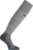 Uhlsport Team Pro Voetbalkousen - Donkergrijs Gemeleerd / Zwart | Maat: 41-44