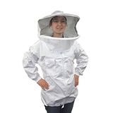 My Little Farm Imkerjas, comfortabele beschermende jas voor imkers, incl. hoed en sluier, met praktische zakken, bijenteeltaccessoires (XL)