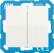 ION Industries v1/j1 schakelaar inbouw - serie - alpin wit