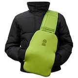 Snugbud Classic – bodywarmer rugzak met warmte kruik – Groen - Oranje