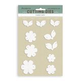 Stamperia - Cutting Dies for Scrapbooking, Albums, Card Making, Bullet Journalling and More, Create Decorations with Natural Elements, Perfect for Crafts and Gifting (A6) (Timeless, Blooming Flowers)