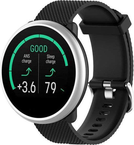 Horlogebandje voor Polar Ignite - Zwart - Siliconen