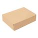 50 Thepack 50 stuks sushi-verpakkingen, 220 g/m², 19,7 x 12 x 4,5 cm, bruin, golvend nano-microkarton