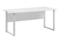 Möbelpartner Denver 701486 Bureau, lichtgrijs, 160 x 65 x 74 cm