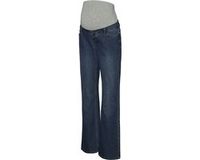 Mama Licious Jeans évasées pour femme enceinte Coupe évasée Taille mi-haute Jean bootcut
