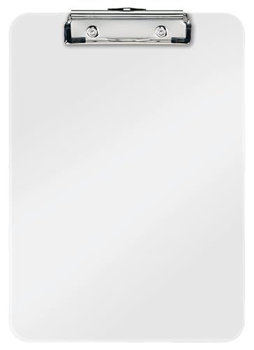 Leitz 39710001 A4 Klembord, Gemaakt Van Stevig Kunststof, WOW-Assortiment, Wit
