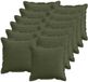 vidaXL - Kussensloop - 12 stuks - HOUTEN - Groen - 50 x 50 cm - corduroy