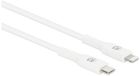 Manhattan 394512 USB-kabel – USB-C stekker, Apple Lightning stekker – 1.00 m – Wit