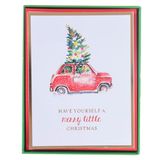 Graphique Merry Little Car Kerstkaart