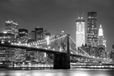 Naklejkomania Magnetische radiatoromsluiting, design "City at Night", 60x100 cm