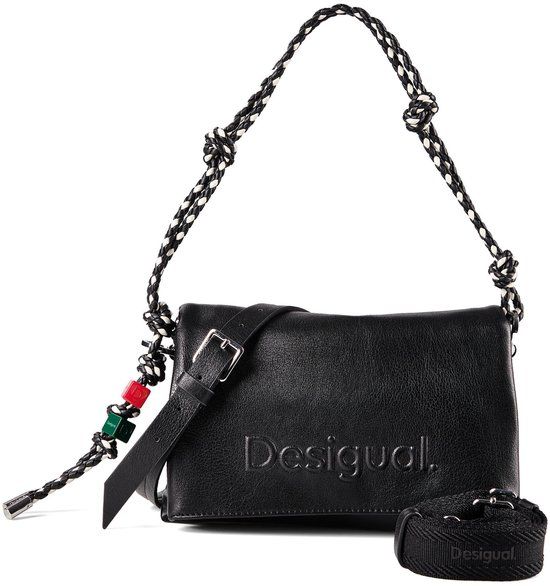 Desigual Half Logo Venecia 4.0 Crossbody Bag Black zwart