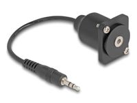 Delock 88150 audio kabel 0,2 m 3.5mm Zwart