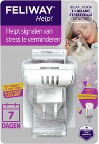 Feliway Help! - Verdamper + Cartridge - Kat - 7 dagen - Startset
