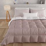 PETTI Artigiani Italiani Winterdekbed 260x270 cm Oudroze Wit