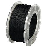 Rayher Hobby 89812576 waskoord met nylon kern, 0,6 mm, diameter en spoel in blisterverpakking, 10 m