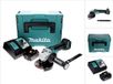 Makita DGA 506 RT1J accu haakse slijper 18 V 125 mm borstelloos + 1x oplaadbare accu 5.0 Ah + lader + Makpac
