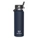 Sparrow RVS Drinkfles 500ml/750ml/1L/1.2L - Isolerende Waterfles met Rietje
